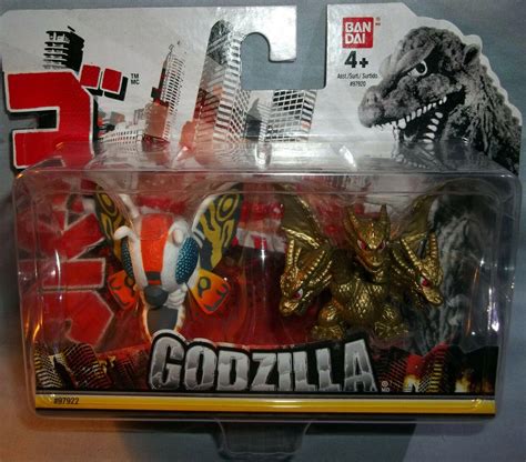Godzilla Chibi King Ghidorah And Mothra Mini Figure 2 Pack Brand New