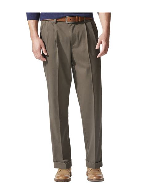 Dockers Mens Comfort Casual Trouser Pants Darkpebble 30x32 Walmart Canada