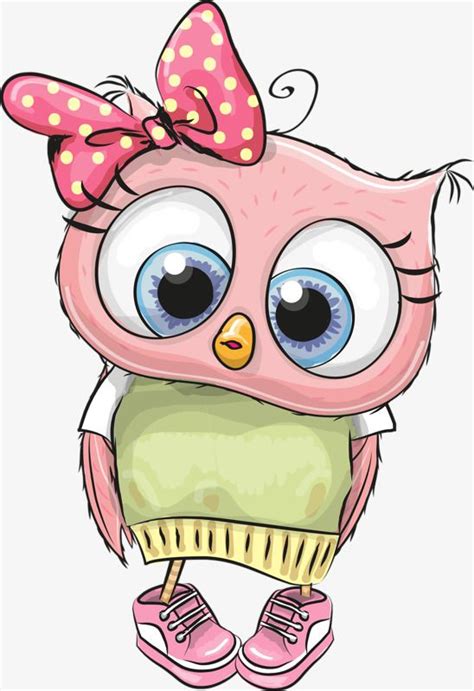 An Owl Is Holding A Camera And Wearing Pink Shoes