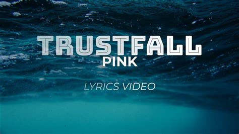 Trustfall Pink Lyrics Valencia Lyrics Video Youtube