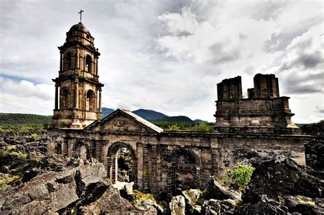 San juan national historic site preserves stories of great ambition and aspirations. San Juan Parangaricutiro Church | Series 'Deserted places ...