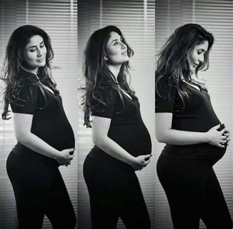 Pregnant Kareena Kapoor Khans This Black And White Maternity Shoot Is Beauty Personified View