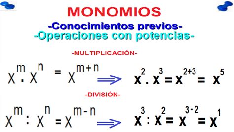 MultiplicaciÓn Y Division De Las Expresiones Algebraicas Matealgebra