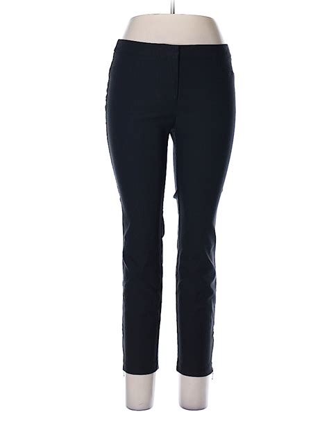 Soho Apparel Ltd Solid Black Casual Pants Size 10 80 Off Thredup