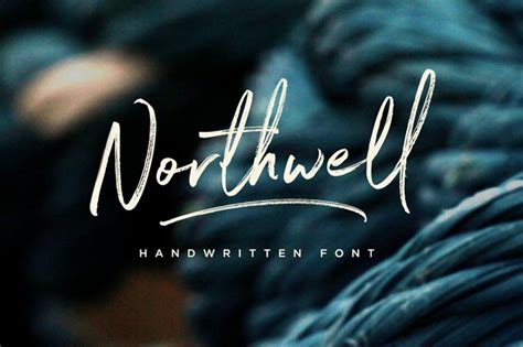 Originally made in 2020 by nihstudio font designer : Northwell Font - Handwriting Style