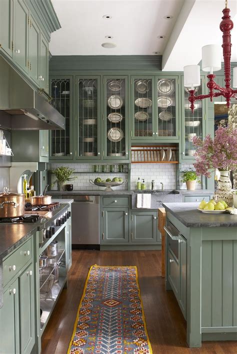 These Gorgeous Green Kitchens Will Make You Feel Alive Kitchen
