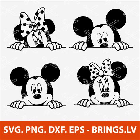 Mickey Peeking Svg Archives Premium And Free Svg Dxf Png Cut Files
