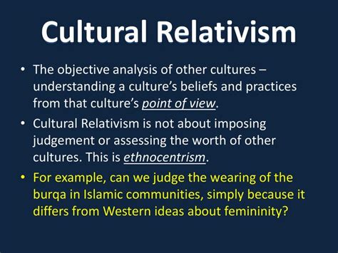 An Image With The Words Cultural Relattivism And Other Things To See In It