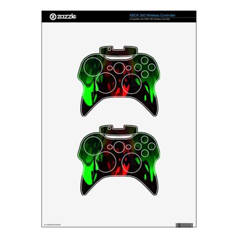 Xbox 360 Controller Skin Template Customized Zazzle