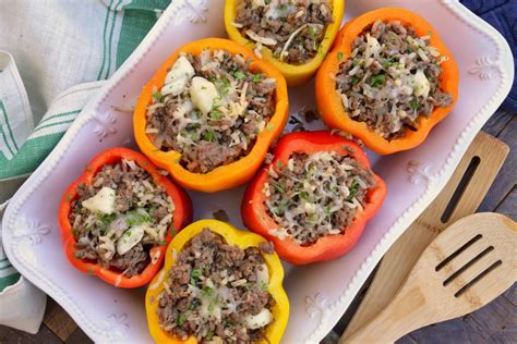 Classic Stuffed Peppers Easy Ground Beef Recipe In Under Minutes