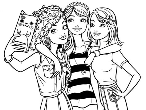 Show your creativity to children thanks to this cute coloring book in which you'll find didi and friends. Barbie Coloring (With images) | Barbie coloring pages ...