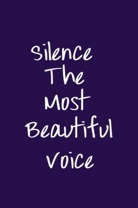 Inspirational Quotes About Silence Quotesgram