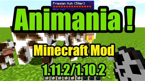 Animania Mod Minecraft 1112 And 1102 Alle Tiere Kurz Gezeigt Youtube