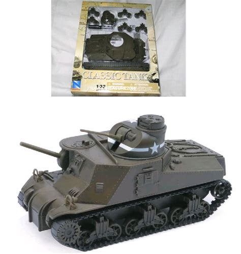 New Ray 132nd World War Ii Us Army M3 Lee Plastic Model Kit