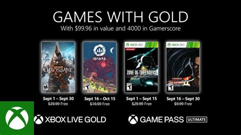 Xbox Games With Gold September 2021 Free Games Revealed Game Informer
