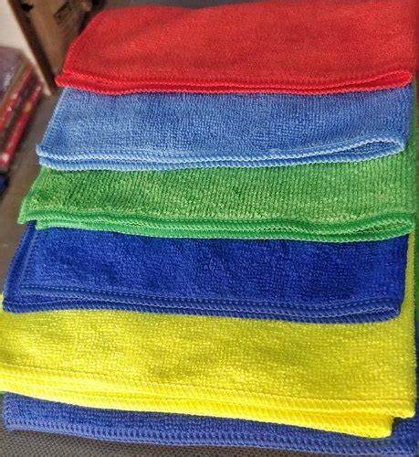 assorted microfiber cleaning cloth quantity per pack 50 size 40 cm x 40 cm at rs 22 in pune