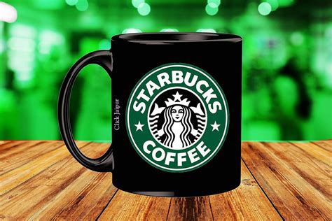 Buy Click Jaipur Starbucks Coffee Mug Black Printed Ceramic Coffee Tea