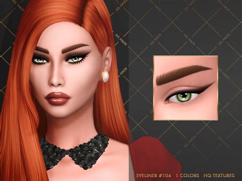 Julhaos Cosmetics Mm Eyeliner 104 The Sims 4 Catalog