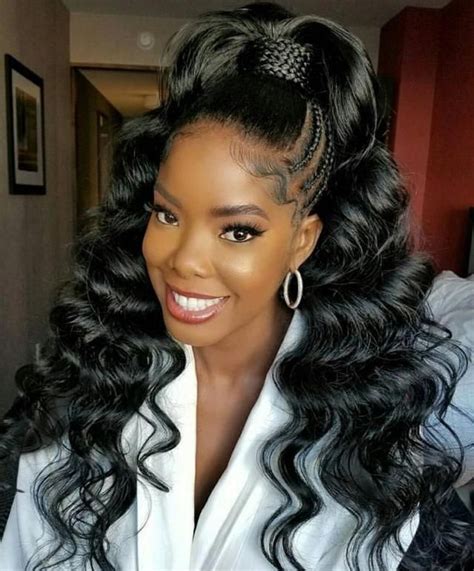 Black Hairstyles With Weave Blackhairstyleswithweave High Ponytail
