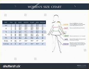Free Size Chart Template Of Size Chart Women Measurements Clothing