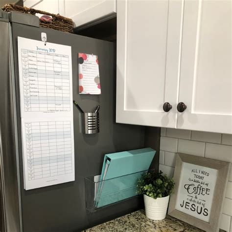 Welcome to my 2018 organizing video series! Kitchen Command Center and 2019 Family Calendar - The ...