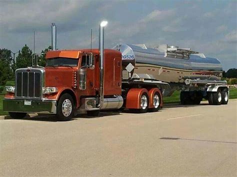 Peterbilt 389 Tanker Big Rig Trucks Big Trucks Kenworth Trucks