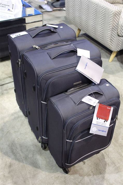 3 Piece Samsonite Dark Grey Luggage Set