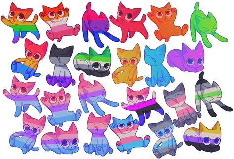 Jerome On Twitter Hallo Im Selling Kitty Pride Stickers For