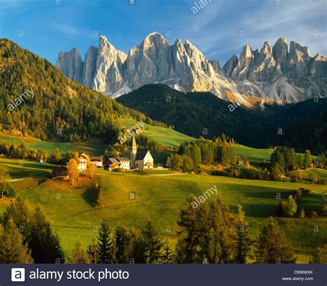 Italy Trentino Alto Adige The Dolomites Geisler Gruppe