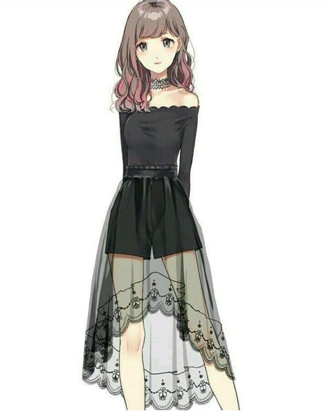 Pin De Yuri Mw En Anime Bocetos De Vestido Anime Ropa Muchacha De