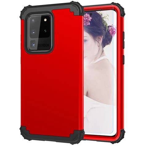 dteck shockproof case for samsung galaxy s20 ultra s20 ultra 5g 2020 release full body dual