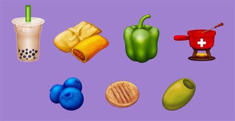 New Food Emojis 2020 Anne Travel Foodie