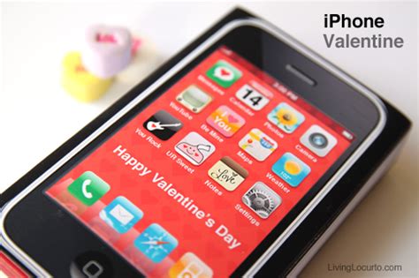 Creative Party Ideas By Cheryl Iphone Valentine Conversation Heart Box