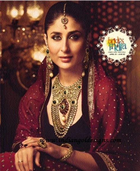 Gold And Diamond Jewellery Designs Kareena Kapoor In Malabar Gold Ad
