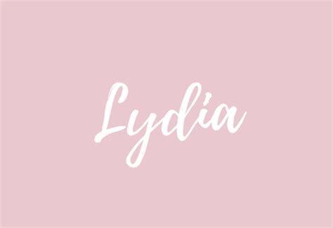 Lydia Name Tracing Name Tracing Worksheets