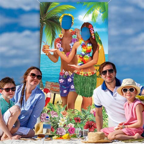 Buy Hawaiian Aloha Party Decorations Luau Couple Photo Prop Giant