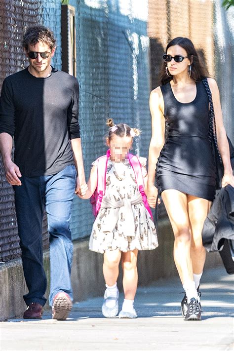 Bradley Cooper Irina Shayk Hold Daughter Leas Hand In Nyc Photos