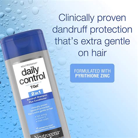 Neutrogena Tgel Daily Control 2 In 1 Dandruff Shampoo 250ml Care