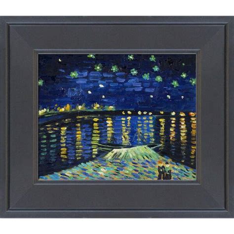 La Pastiche Starry Night Over The Rhone By Vincent Van Gogh Gallery