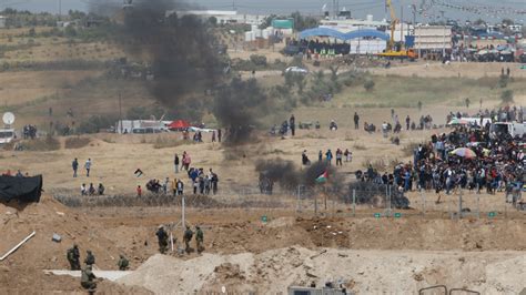 The Latest Israeli Troops Fire At Gaza Protests 9 Wounded Fox News