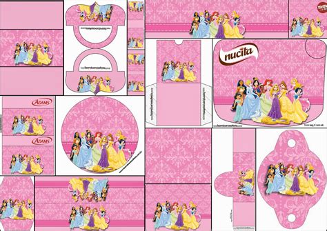 Disney Princess Party Free Printable Candy Bar Labels Oh My Fiesta