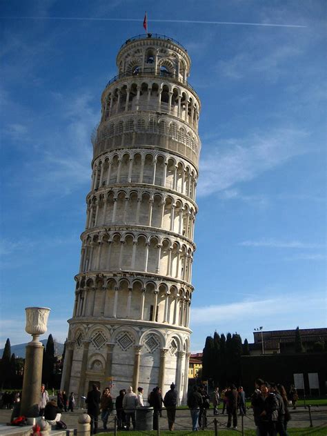 The Famous Leaning Tower Of Pisa From Wikipedia The Leani Flickr