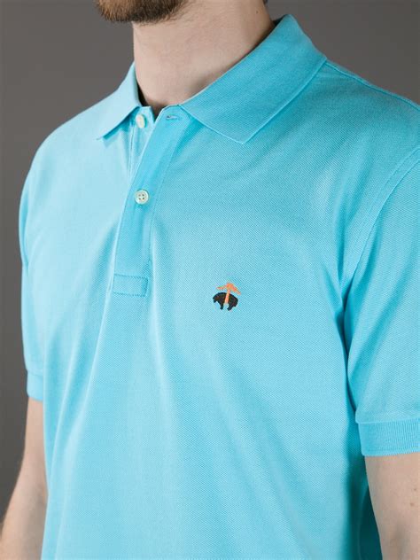 Brooks Brothers Classic Polo Shirt In Blue For Men Lyst