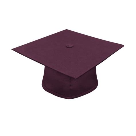 Matte Maroon Cap Each Cap Features A Smaller Sized Mortarboard For