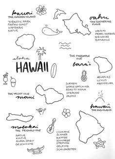 Feel free to explore, study and enjoy paintings with paintingvalley.com. A to Z Kids Stuff | Hawaii Map Color Page | Hawaii crafts ...