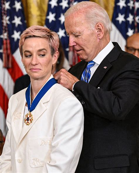 Br Footballs Tweet Megan Rapinoe Receives The Presidential Medal Of Freedom The Highest