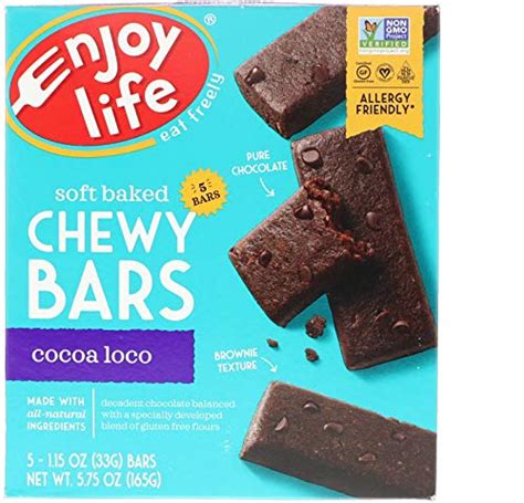 Nutrition And Ingredients For Enjoy Life Cocoa Loco Bar