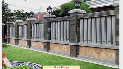 Pagar rumah kayu minimalis horizontal. Desain Pagar Rumah Mewah - YouTube