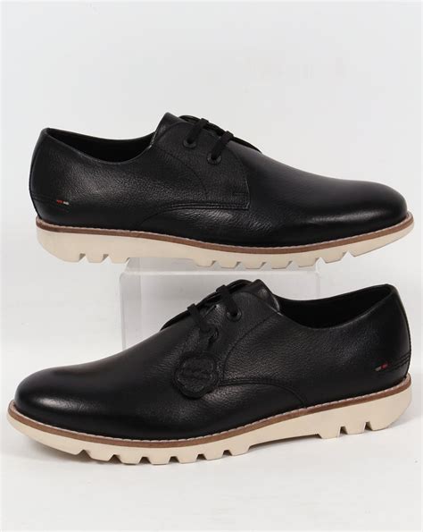 Black derbies are a versatile pair of shoes that can take you from the office to the restaurant and how to wear derby shoes. Kickers Kymbo Derby Shoes Black,leather,smart,formal,mens