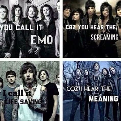 You Call It Emo Because You Hear The Screaming I Call It Life